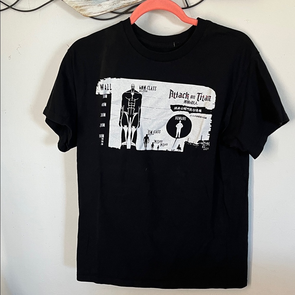 Uniqlo Black Attack on Titan Tee